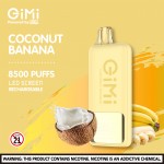 GiMi 8500 Disposable 5% COCONUT BANANA