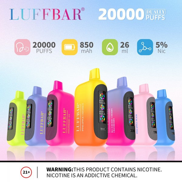 LUFFBAR Dually 20000 Disposable 5%