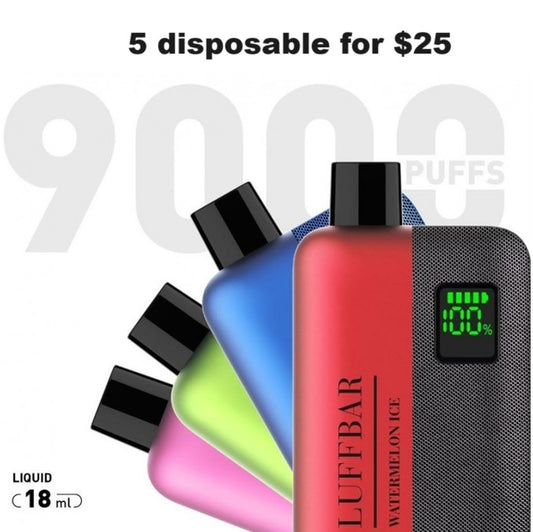 LUFFBAR TT9000 Disposable 5% (5 DISPOSABLE)