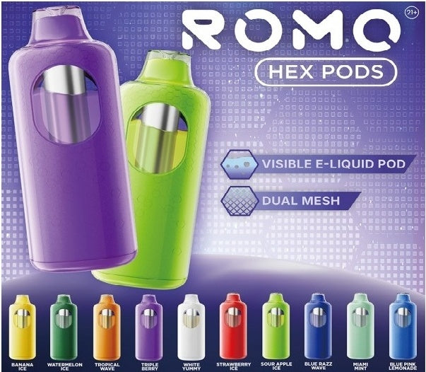 ROMO Hex 50K Disposable Pod 5%