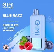 GiMi 8500 Disposable 5% BLUE RAZZ
