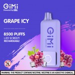 GiMi 8500 Disposable 5% GRAPE ICY