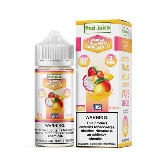 Pod Juice Synthetic - Mango Strawberry Dragonfruit 100mL