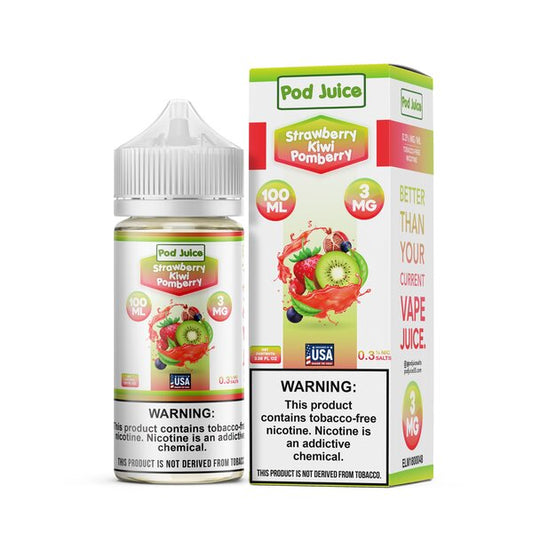 Pod Juice Synthetic - Strawberry Apple Watermelon Freeze 100mL
