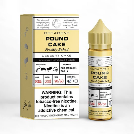 Glas BSX Series Synthetic - Pound Cake 60mL