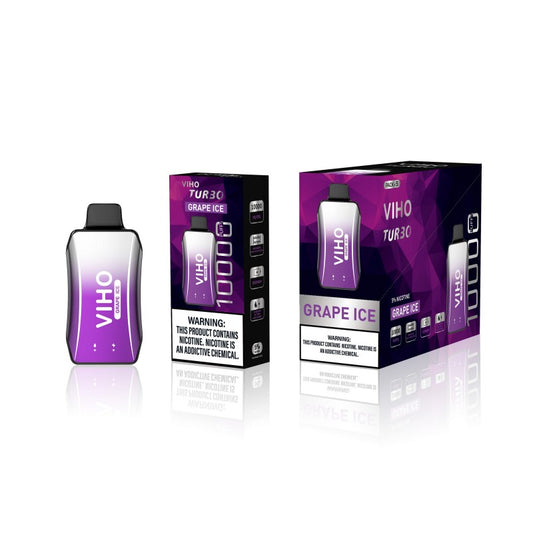 VIHO Turbo 10K Disposable Grape Ice