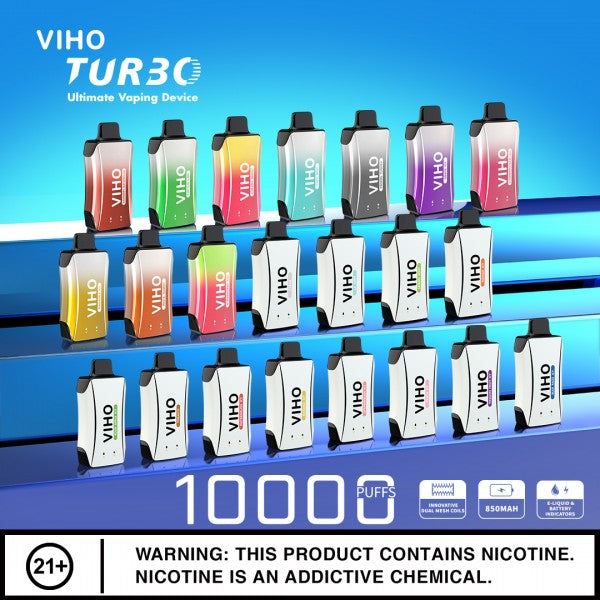 VIHO Turbo 10K Disposable 5% (Display Box of 5)